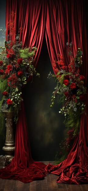 Yule_elegant_display_of_grabed_draped_fabric