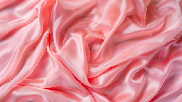 Z bliska widok różowej tkaniny