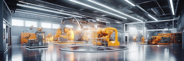 Zaawansowana robotyka na nowoczesnej fabryce