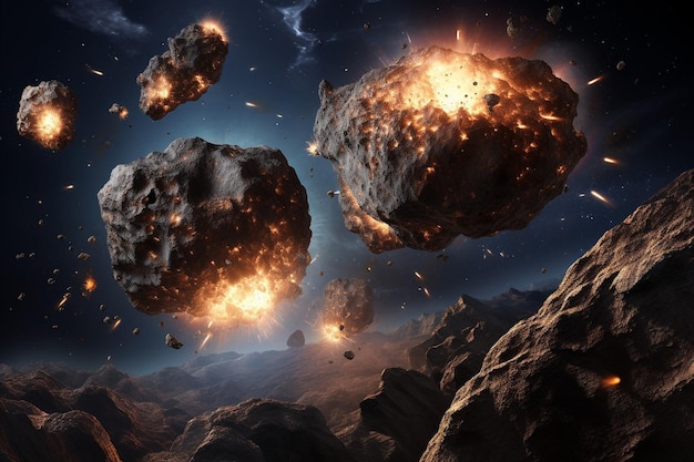 Zdjęcie zaawansowane systemy obrony planetarnej przed asteroidami i kometami