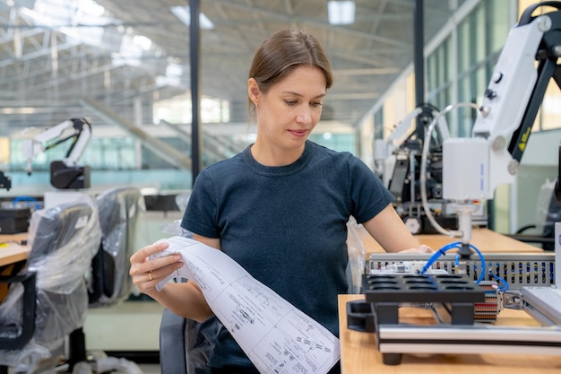 Zdjęcie zaawansowane technologicznie ramię robota z jednostką procesora komputerowego sztucznej inteligencji