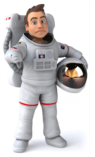 Zabawa astronauta ilustracja