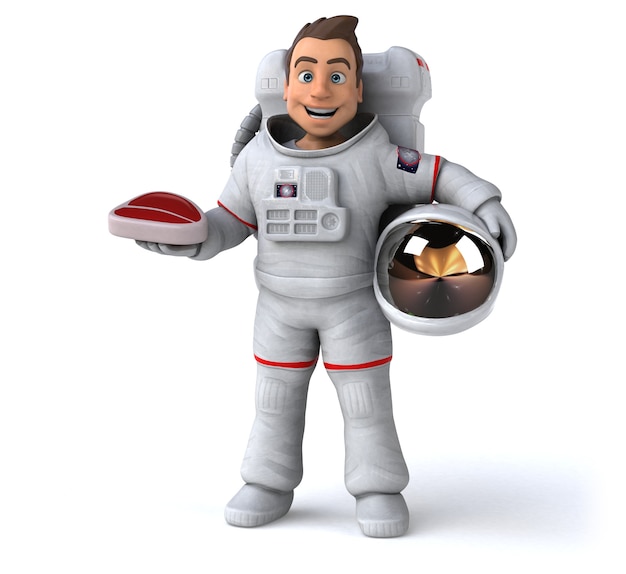 Zabawa astronauta ilustracja