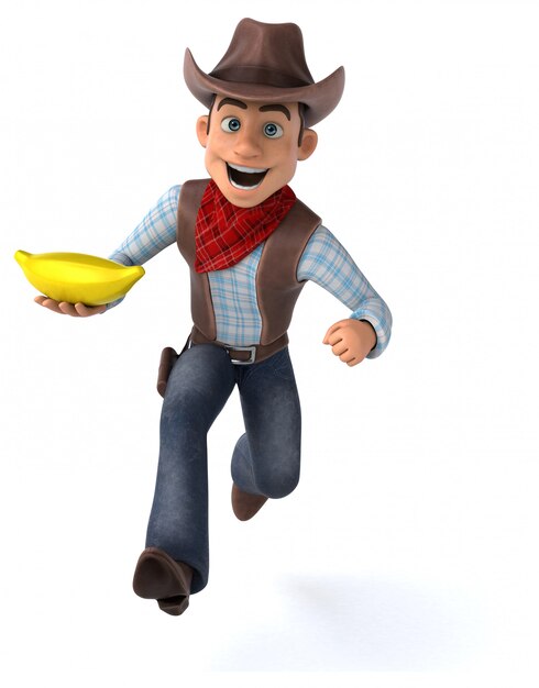 Zabawa Cowboy - 3D ilustracji