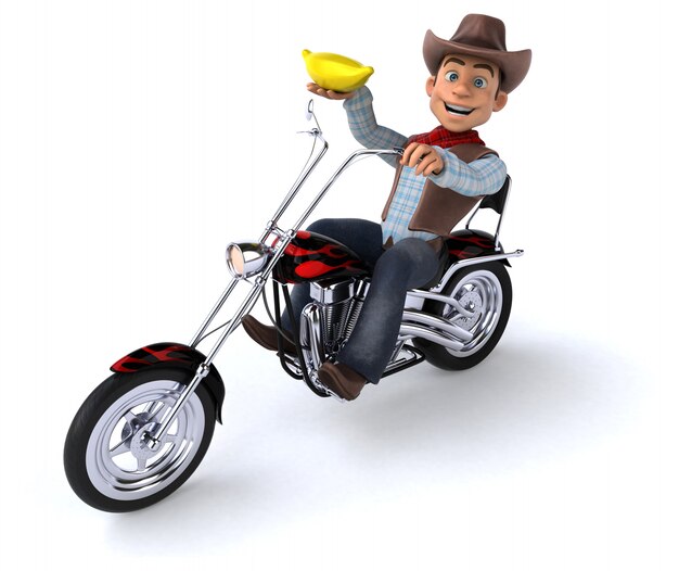 Zabawa Cowboy - 3D ilustracji