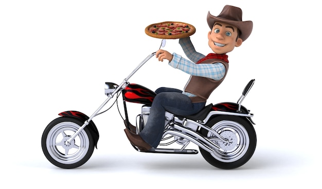 Zabawa Cowboy - Ilustracja 3D