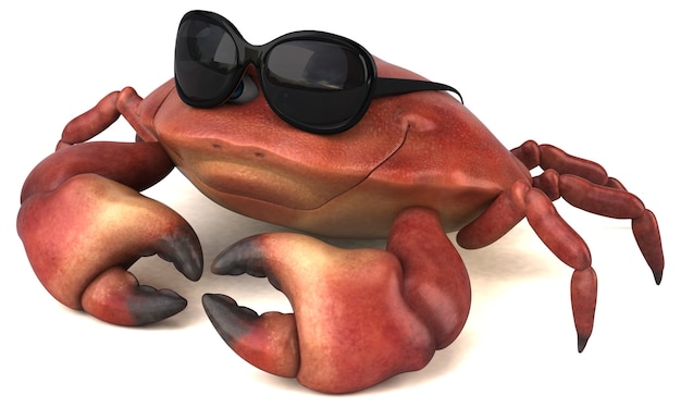 Zabawa Krab - Ilustracja 3D