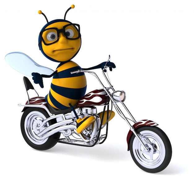 Zabawa pszczoła - 3D ilustracji