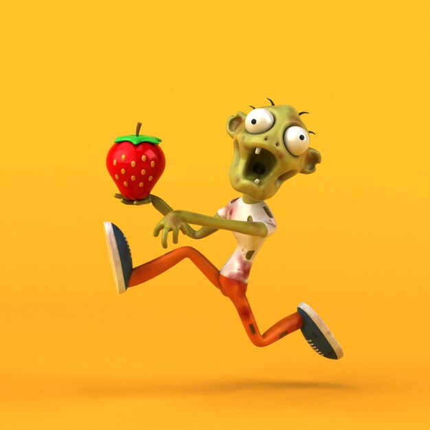 Zabawa zombie - ilustracja 3D