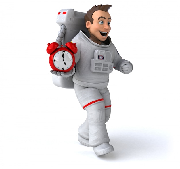 Zabawna animacja astronautów