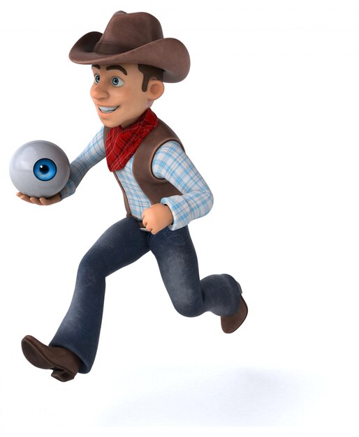 Zdjęcie zabawna animacja cowboy