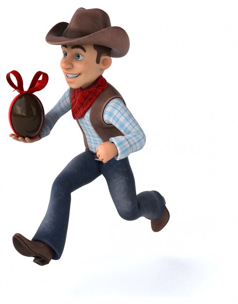 Zabawna Animacja Cowboy