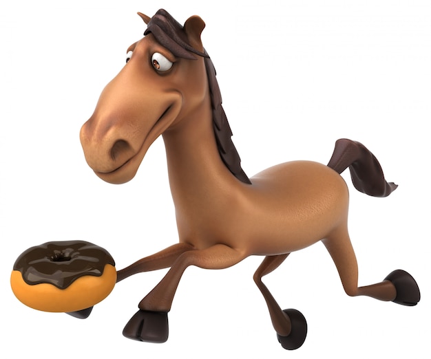 Zabawna animacja koni