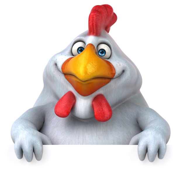 Zdjęcie zabawna animacja kurczaka