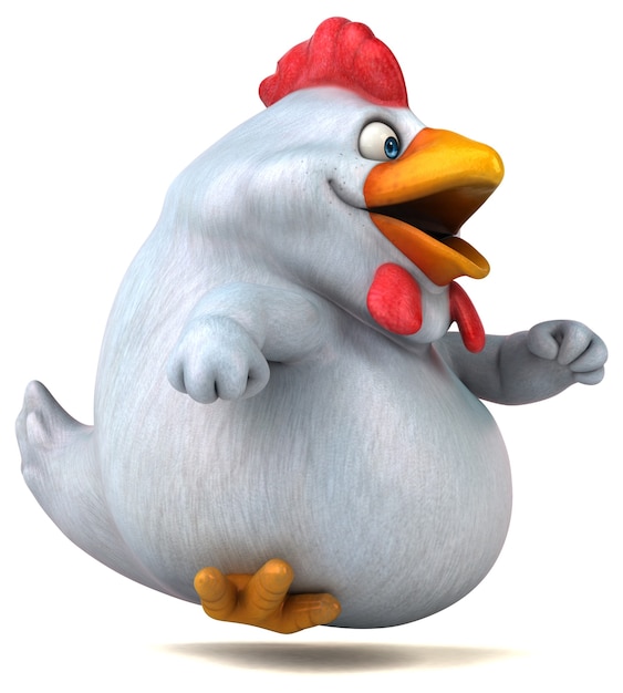 Zabawna animacja kurczaka