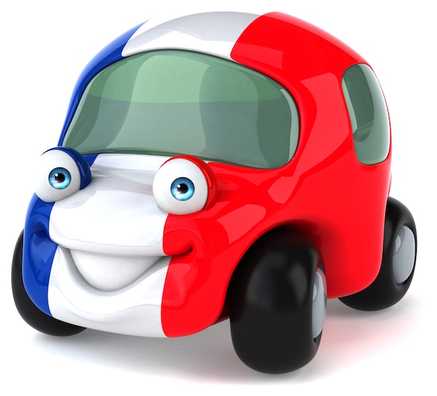 Zdjęcie zabawna animacja samochodu