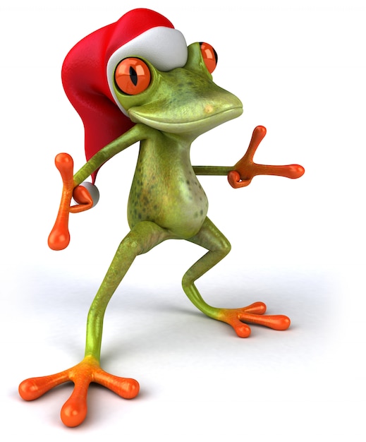 Zabawna animacja żaby