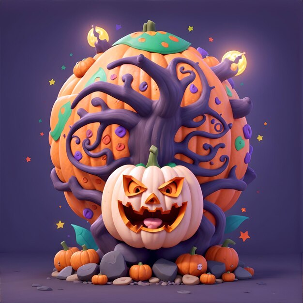 Zabawne ilustracje halloween