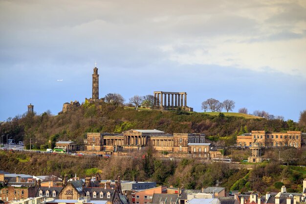 Zabytki na Calton Hill w Edynburgu