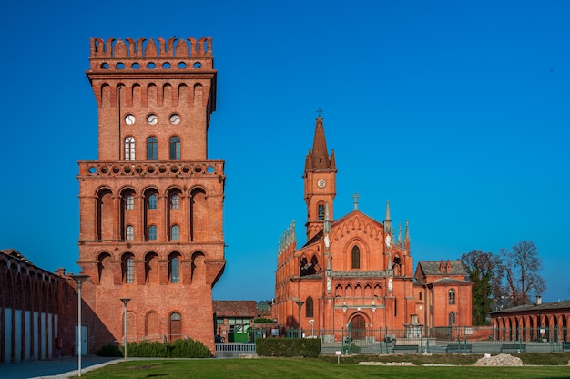 Zdjęcie zabytki w starożytnej miejscowości pollentia, langhe, piemont, włochy