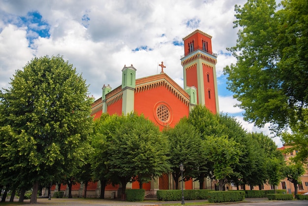 Zabytkowy kościół w Kieżmarku. Słowacja, Europa.