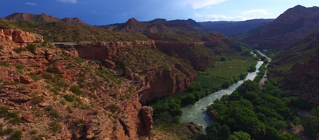 Zachód słońca w Valle Grande, Argentyna