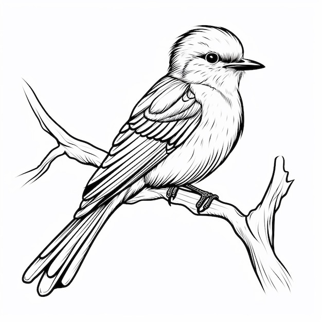 Zdjęcie zachodnie dzieci kingbird rysują uroczy anioł płaska książka do malowania kawaii line art