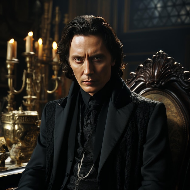 Zachwycający młody Christopher Walken przedstawia Severusa Snape'a z imponującymi ramionami