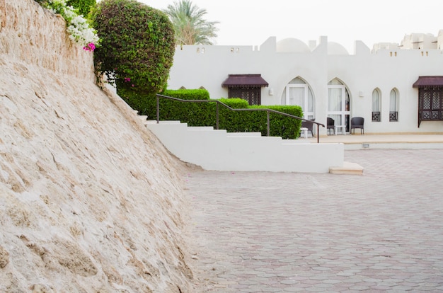 Zadbane Terytorium Parku Pięciogwiazdkowego Hotelu W Sharm El Sheikh.