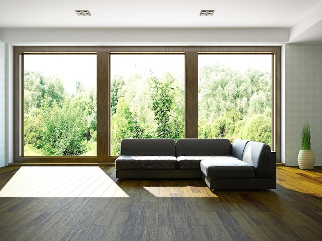 Zdjęcie Żadnych ludzi kanapa krajobraz okna roślina w pomieszczeniach drewniana podłoga drzewo dzień