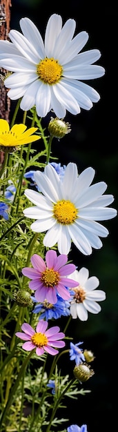 Zdjęcie zakładka ilustracja kwiat