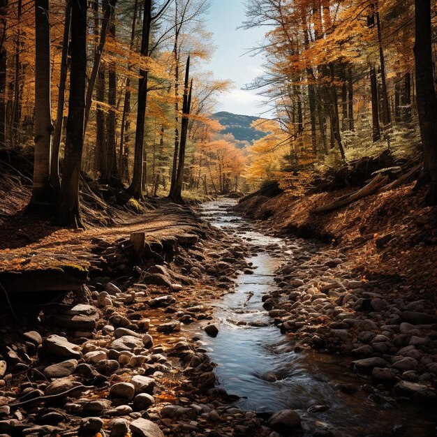 Zaklęte ścieżki jesieni Fotografia krajobrazu jesieni