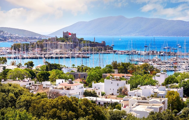 Zamek Bodrum i Morze Egejskie