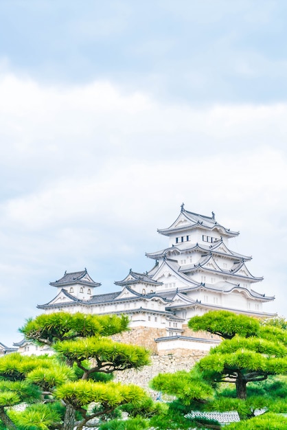 Zamek Himeji w prefekturze Hyogo, Japonia, światowego dziedzictwa UNESCO