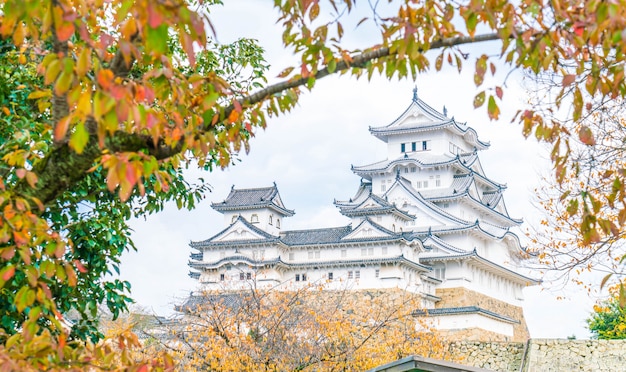 Zamek Himeji w prefekturze Hyogo, Japonia, światowego dziedzictwa UNESCO