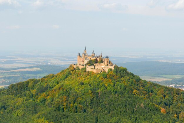 Zamek Hohenzollern Baden-Württemberg Niemcy Europa