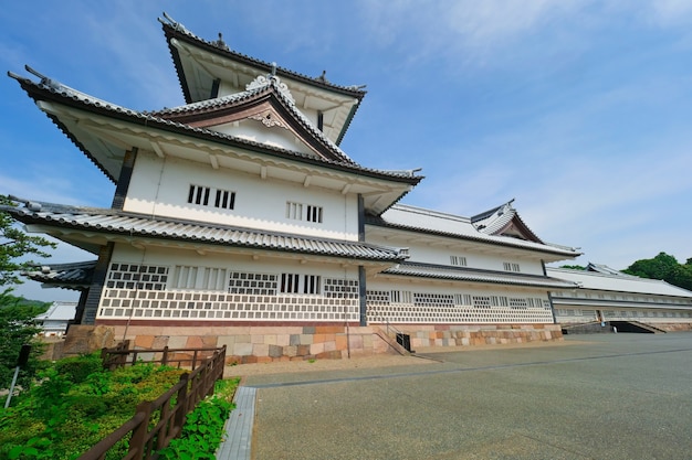 Zamek Kanazawa w Kanazawa, Prefektura Ishikawa, Japonia