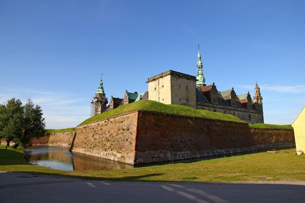 Zamek Kronborg w Danii Morze Północne