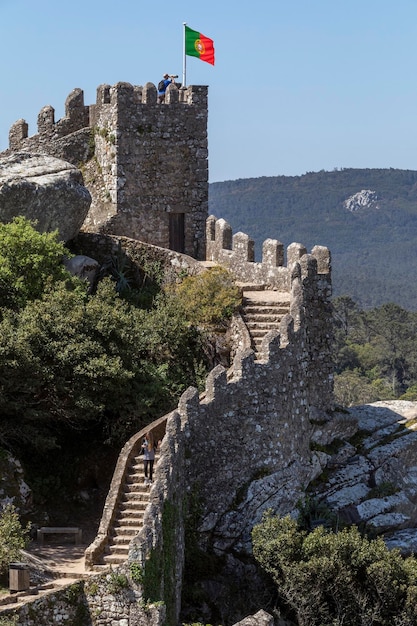 Zamek Maurów Sintra Portugalia