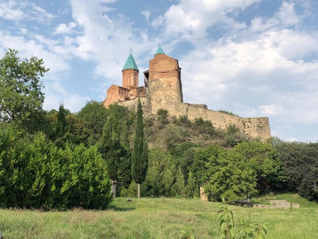 Zamek na polu przeciwko niebu