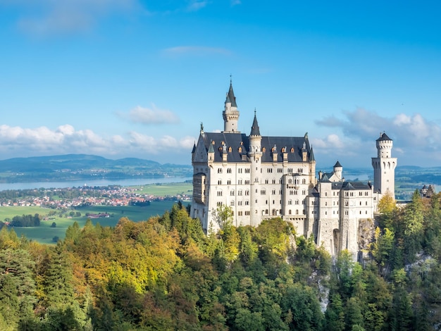 Zamek Neuschwanstein w Niemczech