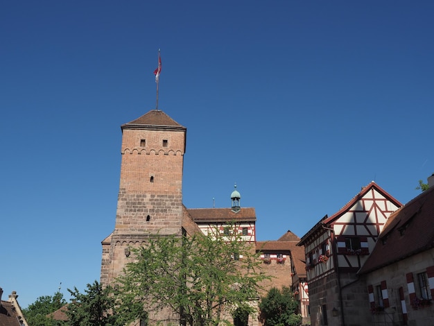 Zamek Nuernberger Burg w Norymberdze