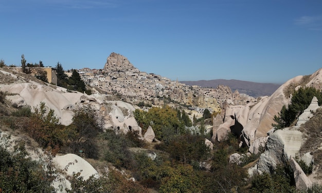 Zamek Uchisar w Kapadocji Nevsehir Turcja