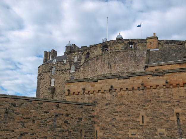 Zamek w Edynburgu w Szkocji