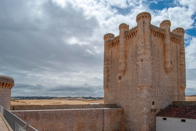 Zamek w Torrelobaton Valladolid