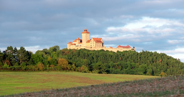 Zdjęcie zamek wachsenburg, turyngia, niemcy