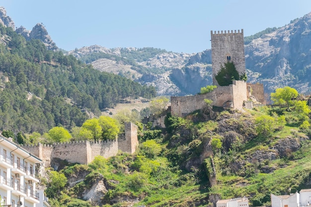 Zamek Yedra w Cazorla Jaen Hiszpania