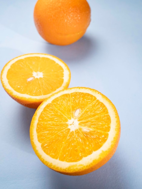 Zamknij się świeżej pomarańczy