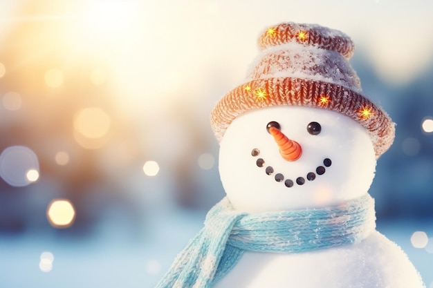 Zamknij Zimowe wakacje Boże Narodzenie Banner Tło Generatywna AI