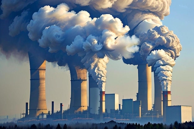Zanieczyszczenia powietrza obecność szkodliwych substancji w powietrzu procesy przemysłowe przez generatywne ai